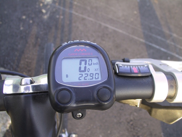 自宅からココまでの走行距離