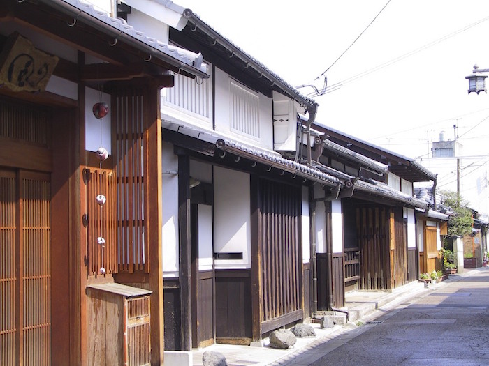 奈良町の古い街並み