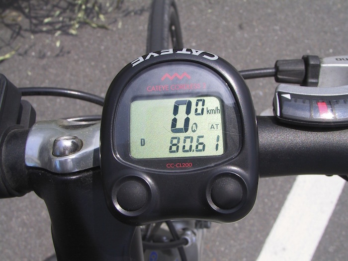 本日の走行距離