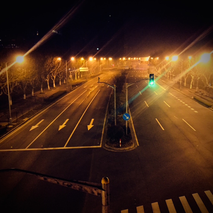 早朝の世紀公園外周路 その3