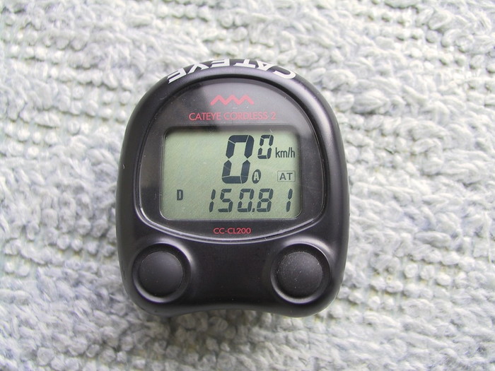 本日の走行距離：150.81km