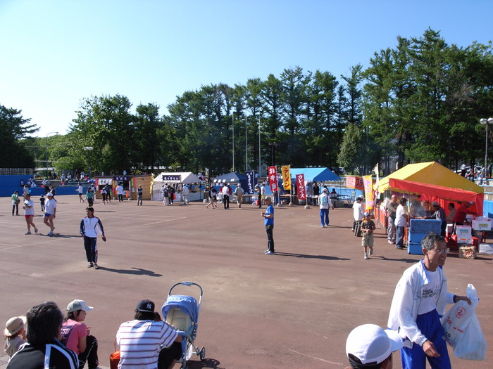 ゴール後の会場 ゴール後の会場