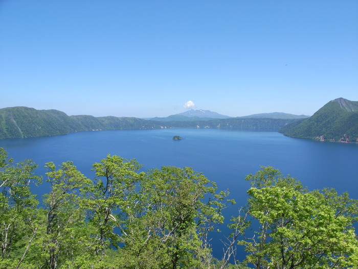 霧の無い摩周湖 霧の無い摩周湖