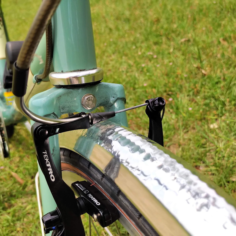 ミニVブレーキに交換後